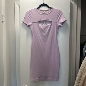 Guess Lavender Cutout Dress